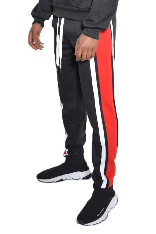 SOLID WITH THREE STRIPE PANTS
